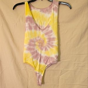 Tie Dye Bodysuit Tank, size S